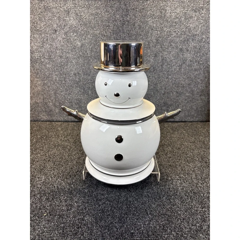 2007~Slatkin & Co.~The Perfect Christmas Snowman Cookie Jar~Harry Slatkin